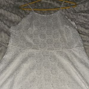 White lace dress